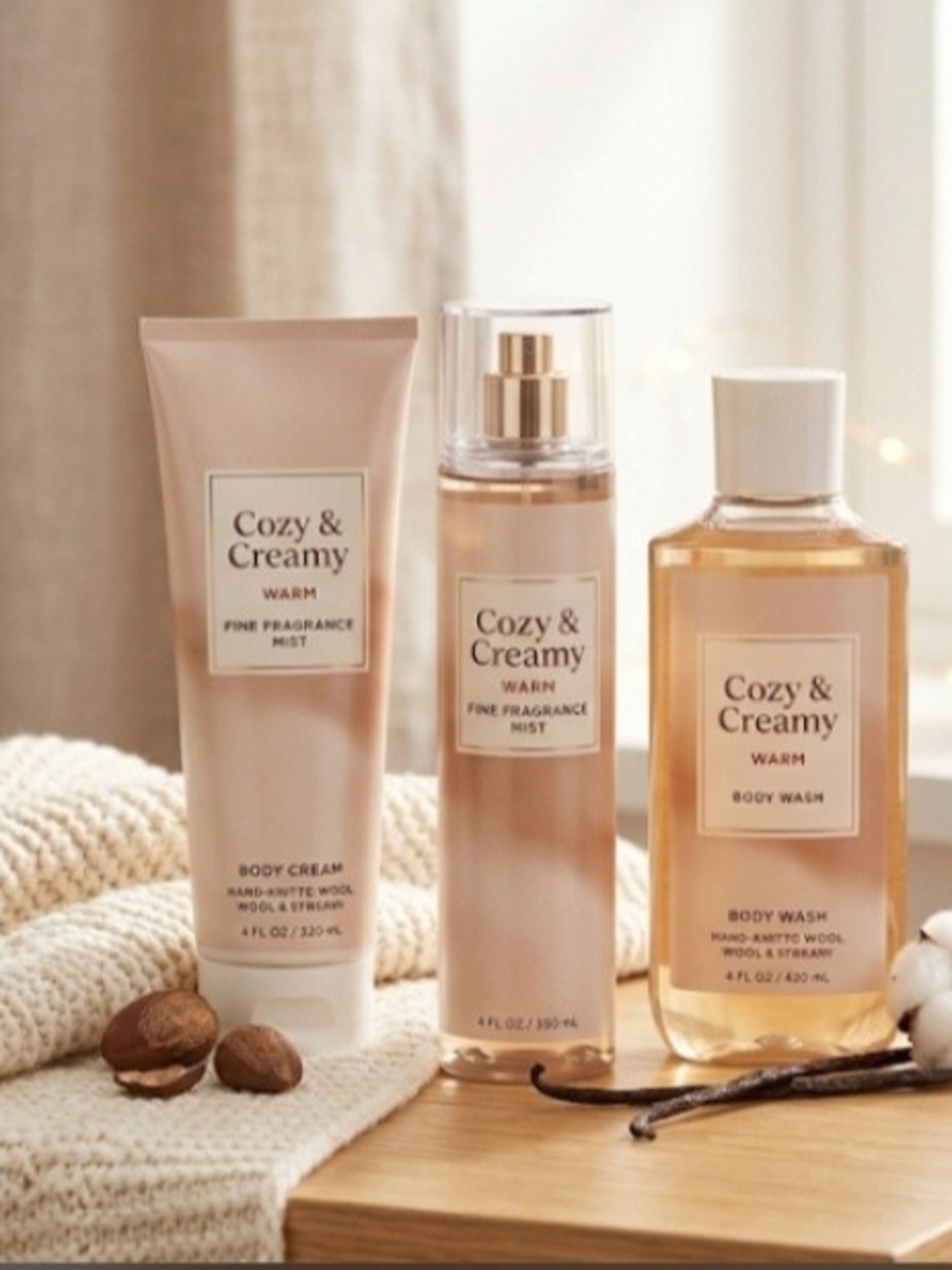 COZY AND CREAMY SET